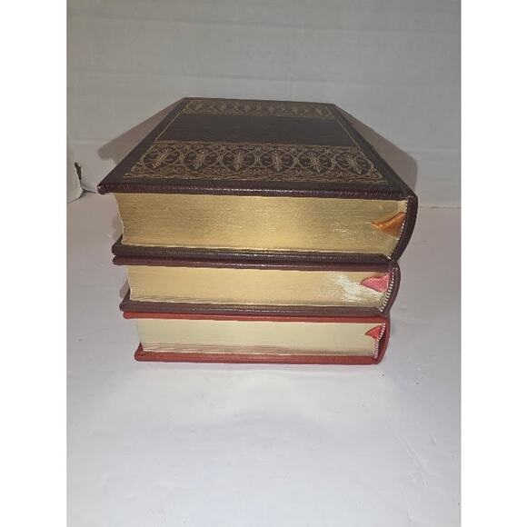 Franklin Library lot of 3 Leather Faulkner Hill of Summer Depths of Glory SIGNED - Picture 5 of 13